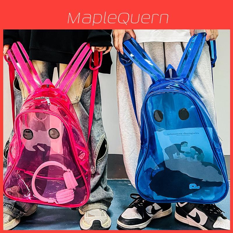 Halloween Ghost Backpack With Pvc Material And Waterproof Design For Casual Travel