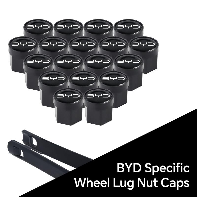 20 шт. Гайка колеса автомобиля для BYD SEAL U SEAL UDMI MINI Dolphin ATTO 3 ATTO 2 Серия Sealion D1 Song Plus Колпачки колес Болты