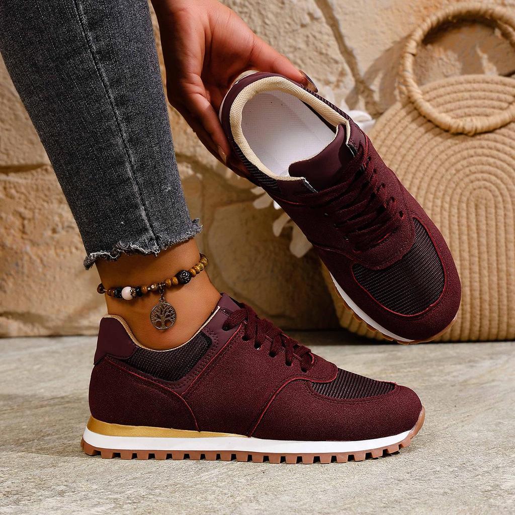 Женские повседневные парусиновые кроссовки 2025: Универсальные на толстой подошве, с круглым носком, низкие, со шнуровкой спереди для весны/осени