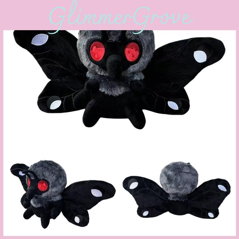 Creature Mothman Mystery Black Plush Toys Cartoon Anime Holiday Dolls Gifts