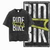 G Acid Washed Black Cotton Unisexs Vintage MTB bike Graphic Tshirt   Streetwear Big Size Cool Oneck Unisexs Tee Tshirt