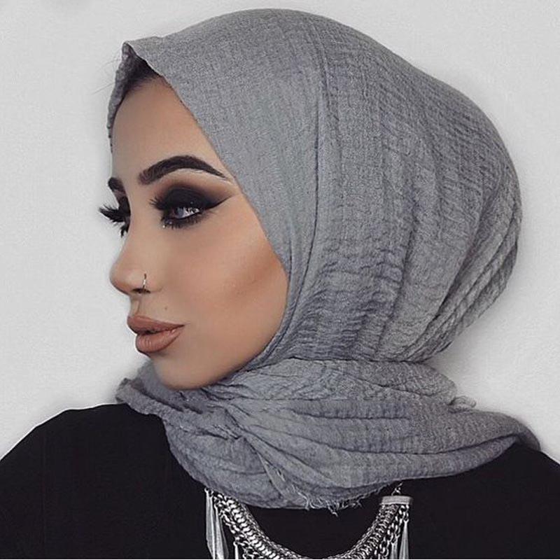 Women Cotton Autumn Wrap Shawl Scarf Spring Winter Soft Lady Hijab Wrap