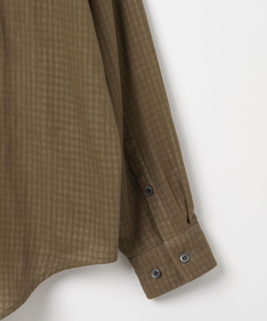MILLO ARCHIVE Double Layered Shirt [Brown]