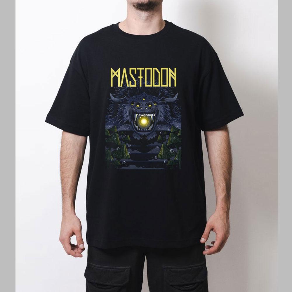 Vintage Mastodons Heavy Metal Band T SHIRT Short Sleeve Unisex TShirt Concert TShirt Short Sleeve Men Women Summer Cotton Tee