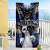 Warner Personalized Text Beach Towel Quick-Dry Soft Microfiber Portable for SwimmingBeachCamping Travel Beach AccessoriesGym
