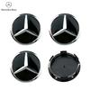 WMFH9 4pcs 60mm Black Silver Car Wheel Cap Badge Logo Cover For Mercedes Benz W176 W177 W204 W205 W212 W213 W206 X156 X253 W117 W166