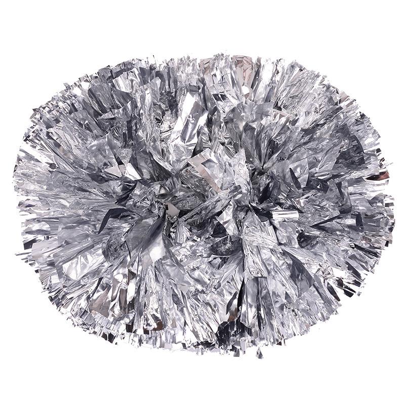 Женские разноцветные помпоны для черлидинга, шарики для черлидинга, черные и синие, золотые, серебряные, красные, зеленые, танцевальные аксессуары для черлидинга