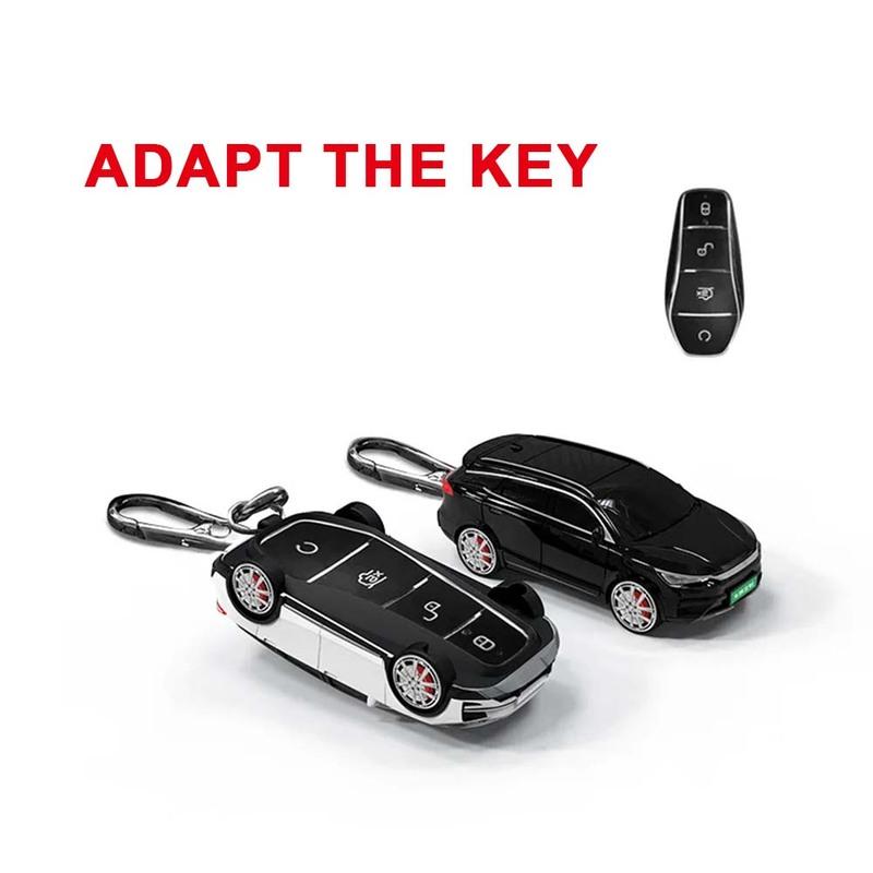 Styling For BYD Tang Car Key Set Car Model Key Protection Shell With Light Decoration Accessories Car Key Case