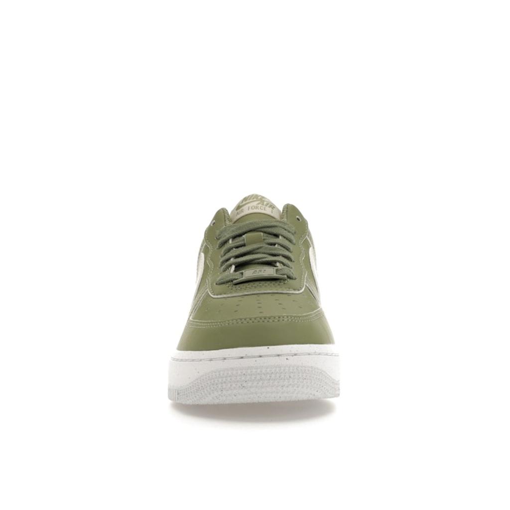Nike Air Force 1 07 Oil Green Women Sneakers White Gum-Medium-Brown Sea-Glass HF5062-386