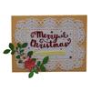 Rectangular Border Merry Christmas Metal Silvery Stencil Embossing Cutting Dies For Diy Scrapbooking Paper Album Cards Making