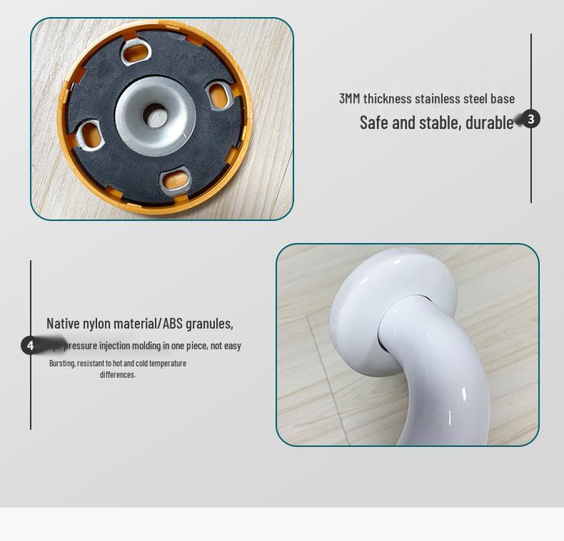 Безбарьерный противоскользящий коридорный поручень для ванных комнат, идеально подходит для пожилых людей и домов престарелых