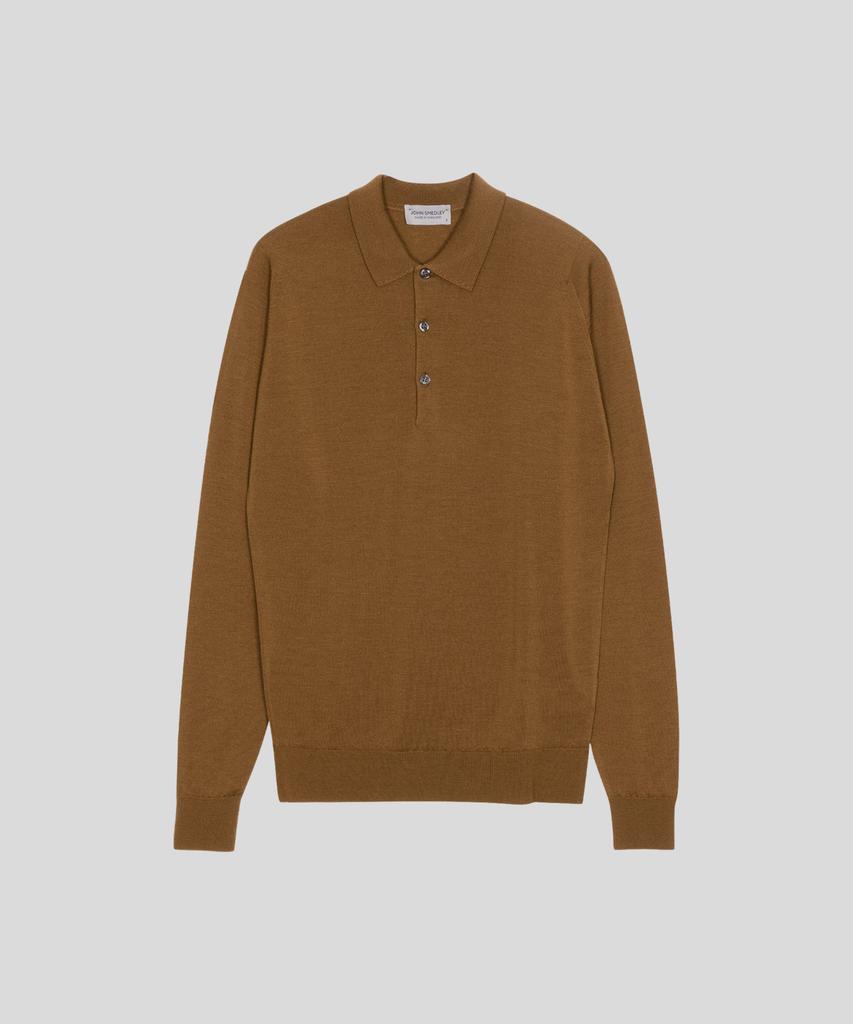 JOHN SMEDLEY Belper Extra Fine Merino Wool Standard Fit Polo Knit Seasonal 9 Colors (A Type)