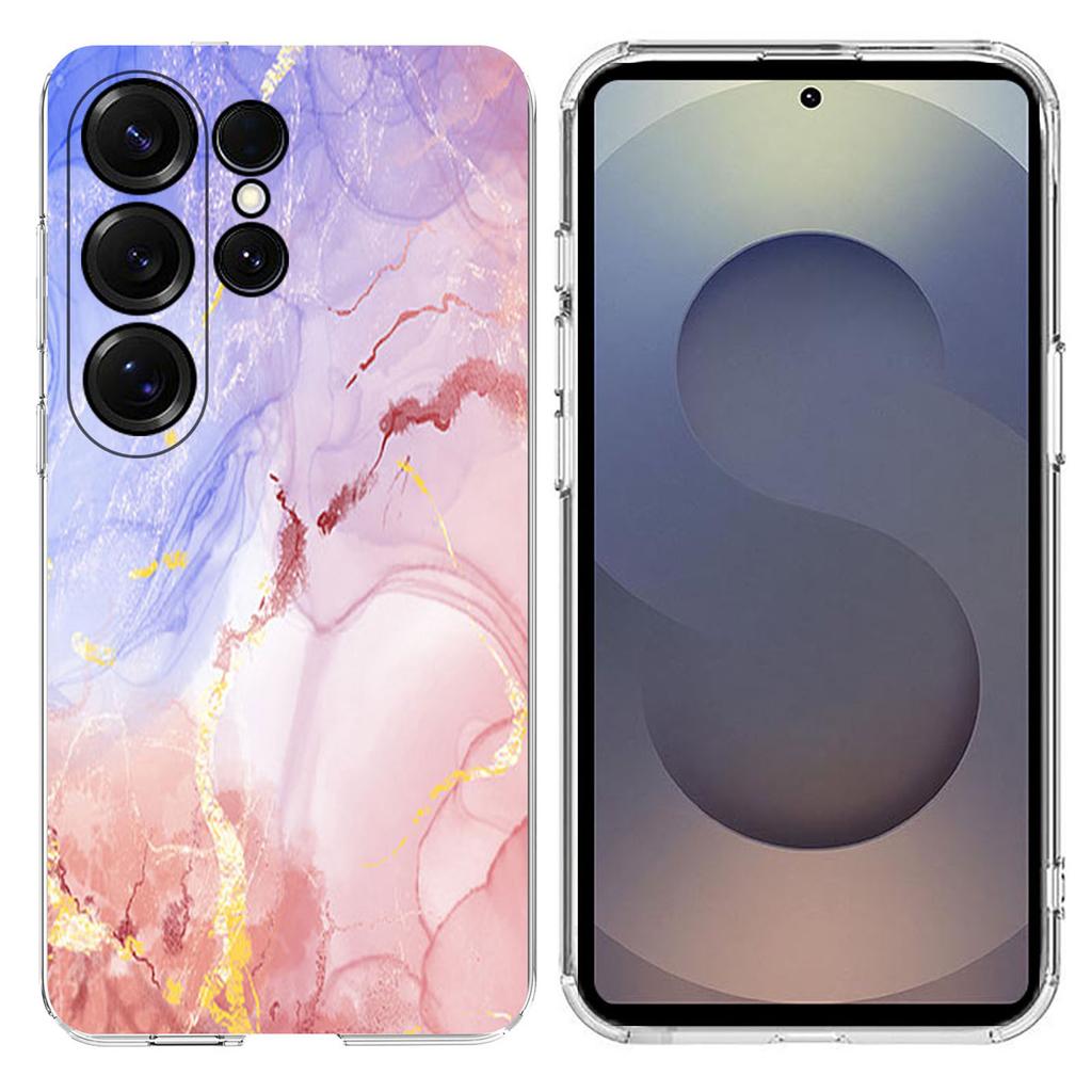 For Samsung Galaxy S24 Ultra Case Marble Pattern Printing Soft TPU Phone Cover