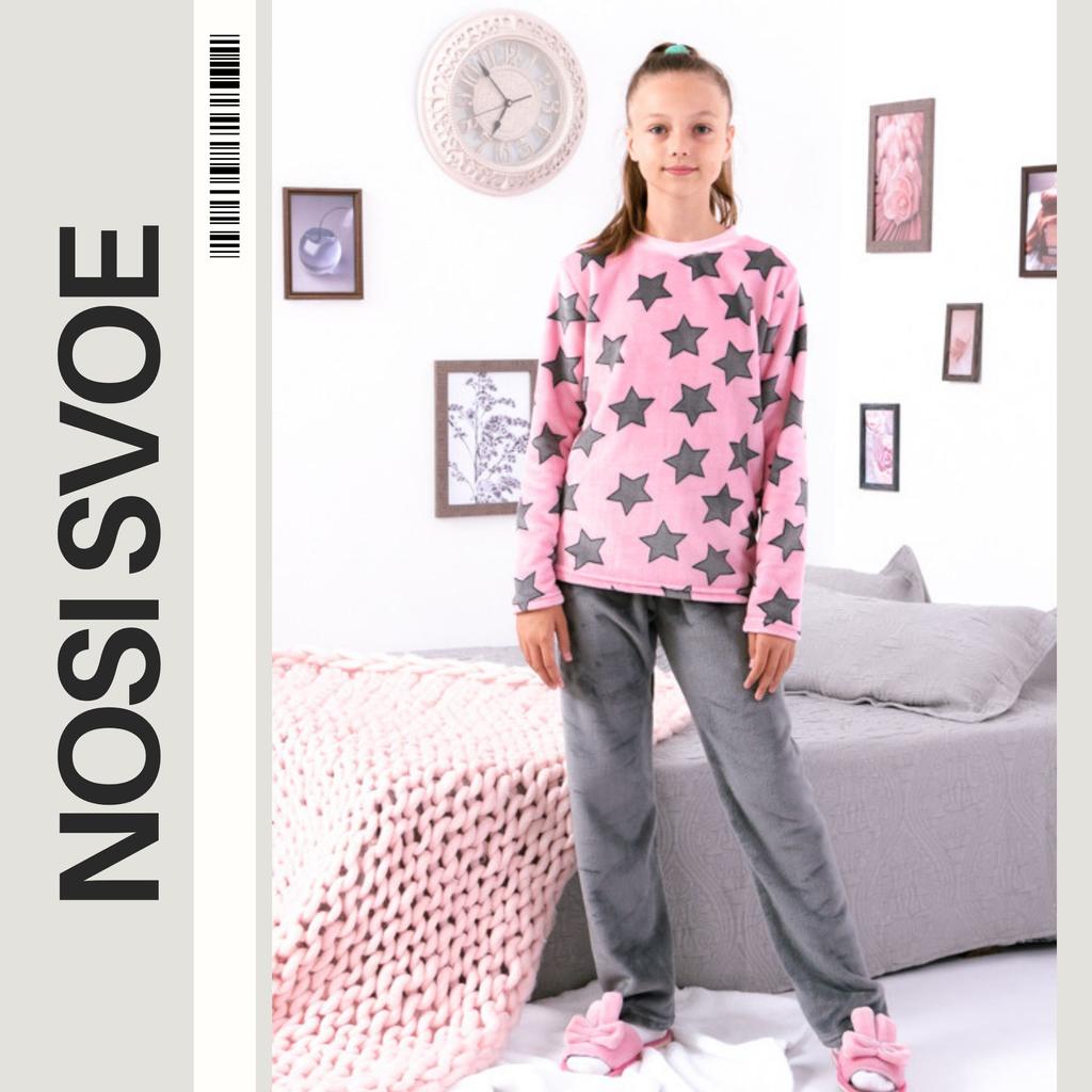 Пижама (Девочки старше 4 лет) Зима 6079-035-2 HC