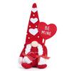 Heart Hat Gnomes Plush Dolls Valentines Day Scandinavian Tomtes Elf Figurine Toy Decoration for Bedroom or Office Desk