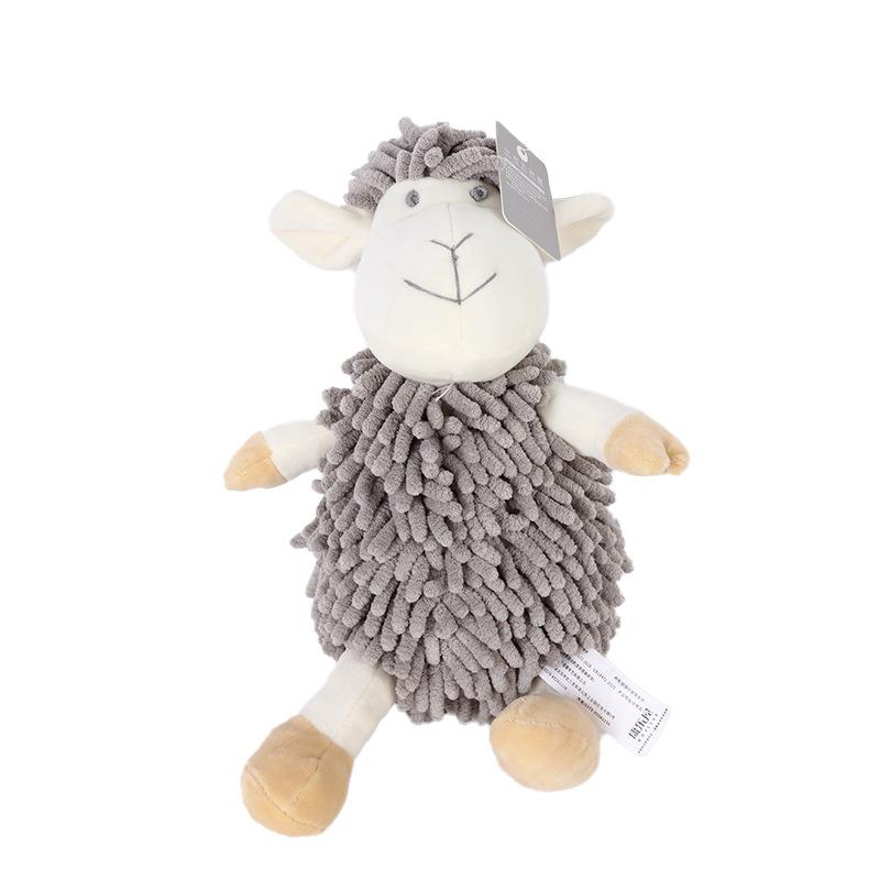 Cartoon Animal Shenier Hand Towel 2-in-1, Children and Adults Thick and Cute Hanging Hand Towel