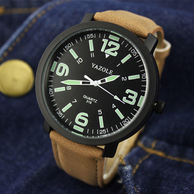 YAZOLE Luminous Watch Men Watch Casual Sport Watches Fashion Men's Watch Male Clock Erkek Kol Saati Reloj Hombre
