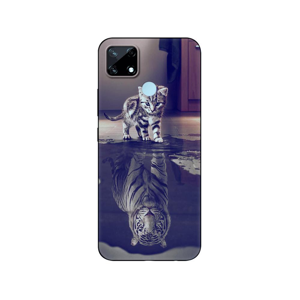 Для Realme C12 C25 C25S 7i Global Case Back Phone Cover для Realme Narzo 20 30A Coque Silicon Soft Fundas Bumper черный чехол из ТПУ