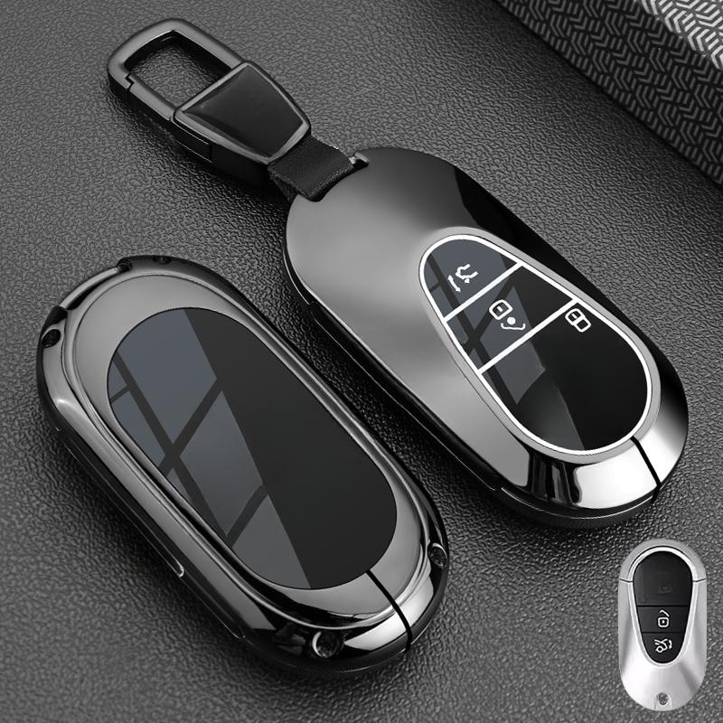 Чехол-оболочка для корпуса автомобильного ключа для Mercedes Benz C E S Класса GLC W206 W223 W214 E300 C260 C300 S450 S500 S400 Аксессуары для брелока