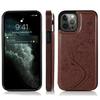 Butterfly Floral PU Leather Wallet Case for iPhone, Card Holder Slot Protective Cover with Kickstand