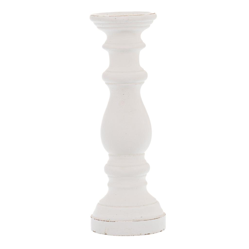 Hill Interiors Ceramic Column Candle Holder