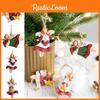 Rustic Resin Angel Hanging Ornament For Christmas Tree Hand Painted Festive Decoration