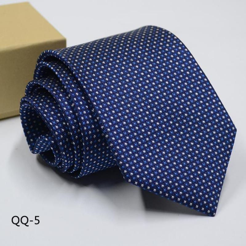 Мужское Платье Деловой Повседневный Профессиональный Жених Свадьба Лучший Муж С Полосатым Жаккардом Изысканный Джентльмен Мужской Премиальный Галстук