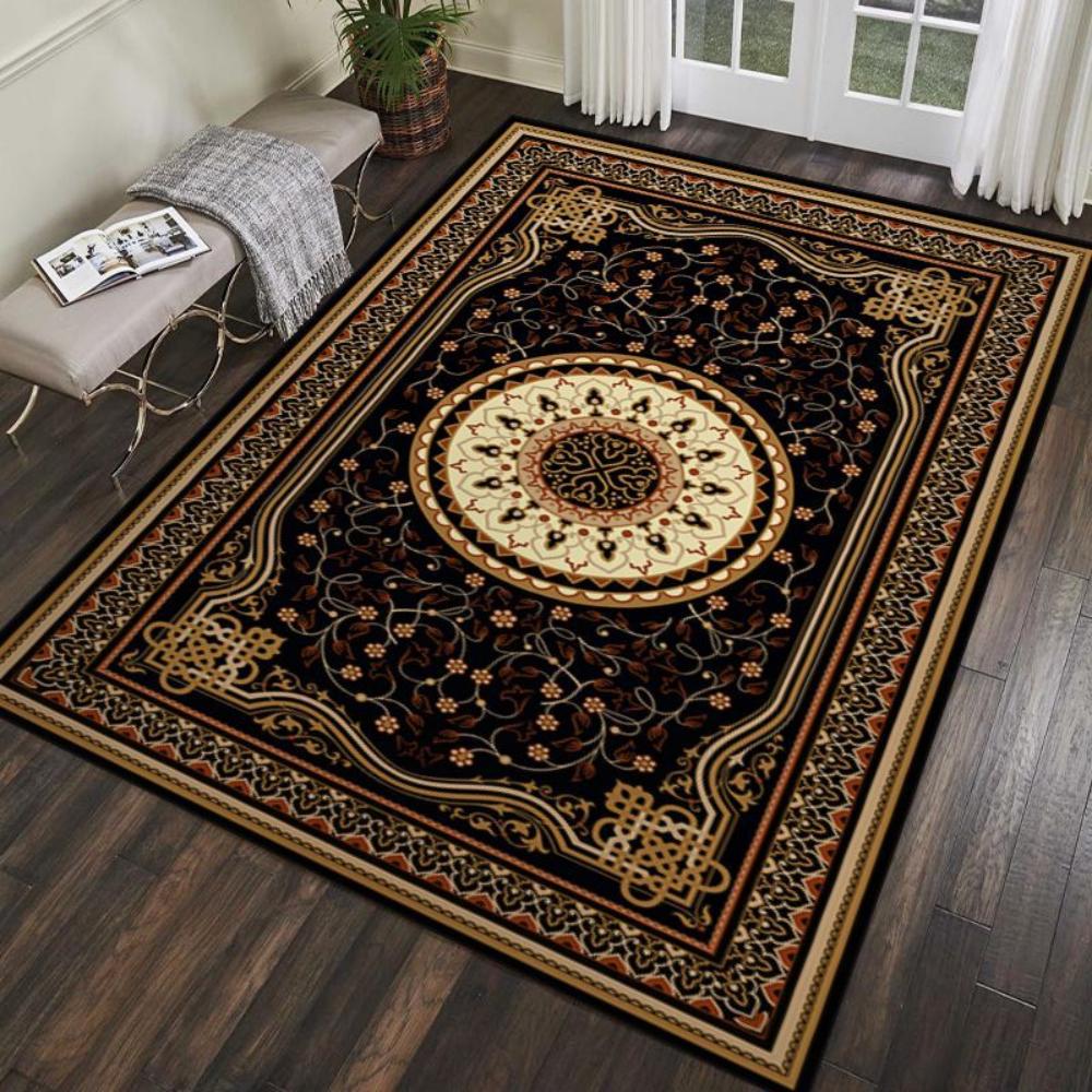 Bohemian Vintage Carpet Large Area Living Room Mat Kitchen Table Floor Mat Bedroom Office Prayer Rug Muslim Prayer Home Decor