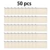 10/20/40/60Pcs Blank Canvas Zipper Pouches, Multifunctional DIY Craft Pencil Bags for Home, School & Travel Storage