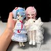 Точечный Оригинальный Набор Маленьких Ключей Серия Bjd Слепая Коробка Очки Фигурки Действия Модные Игрушки Настольные Украшения Рождество 12 подарков Позируемые Сочлененные
