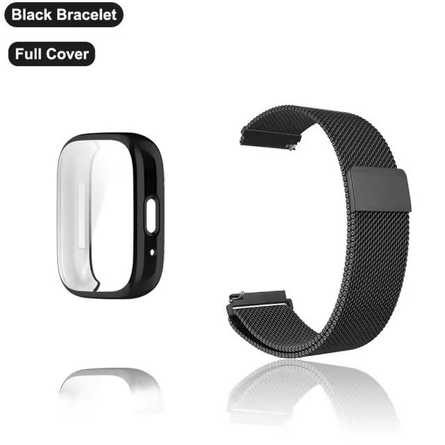 Metal Strap For Redmi Watch 5Active Band With Case Screen Protector Magnetie Loop Redmi Watch 5 Lite Watchbands Bracelet
