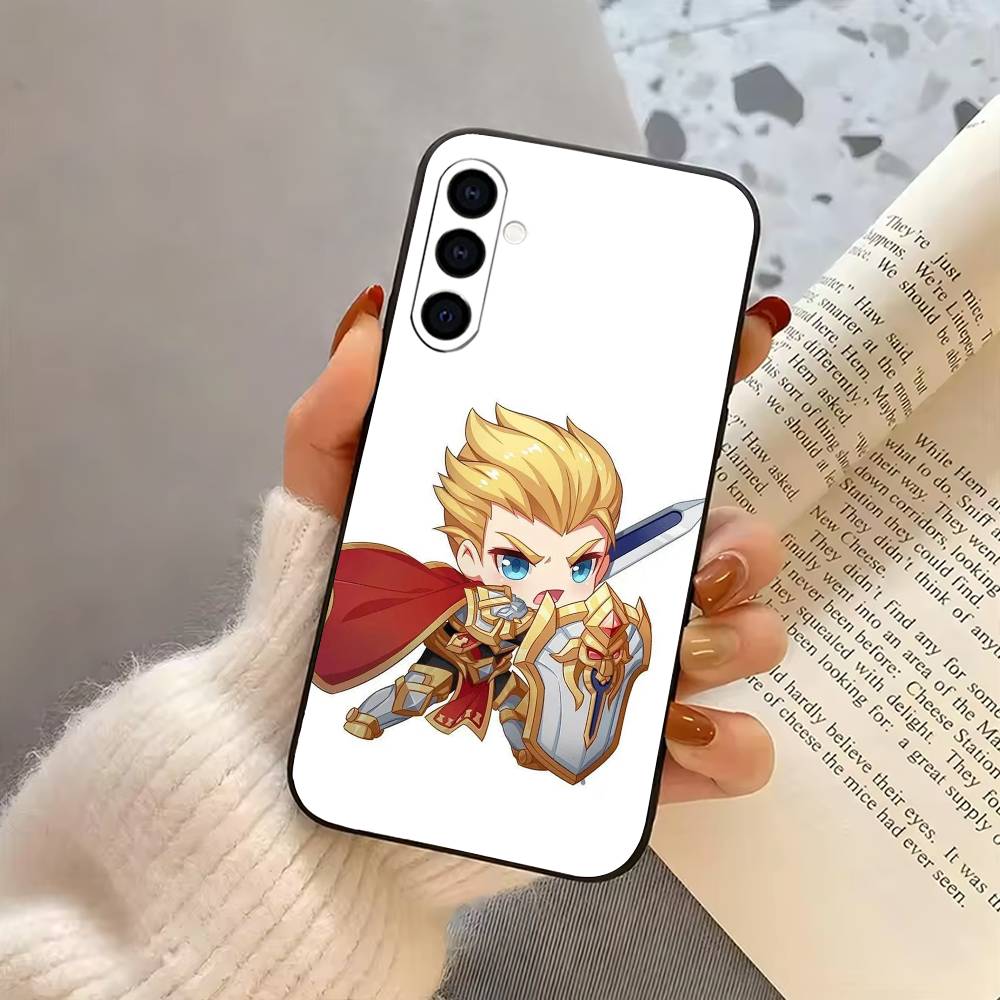 Чехол для телефона A-Arthur H-Honor of K-Kings для Samsung Galaxy A73, A72, A71, A70, A53, A52, A51, Другие Мягкий Черный Чехол