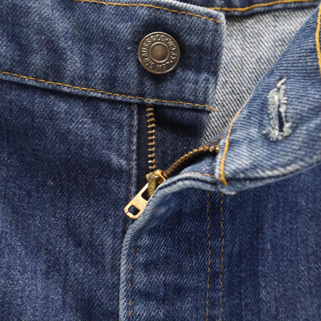 Levi's 70-е Оранжевая бирка Винтажные 646 42 Talon Клеш Джинсовые брюки Мужские Б/У