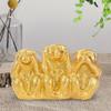 Monkey Figurines, Handmade, Home Decorations, Monkeys Statue, See No Evil Hear Speak
