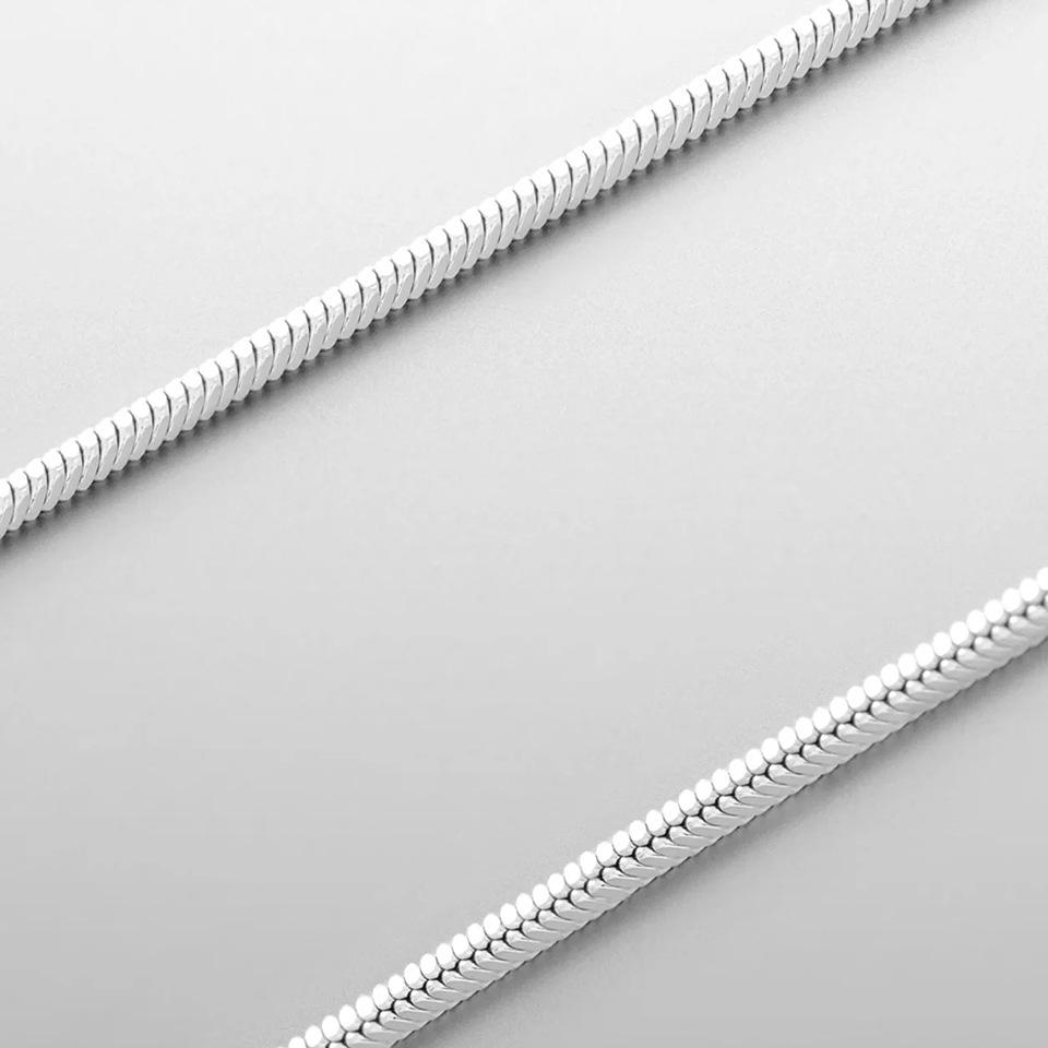 Ожерелье-цепочка квадратного плетения «Кость змеи» Святого Делана - Мужской корейский стиль, модное и простое с холодной, высокочувствительной индивидуальностью