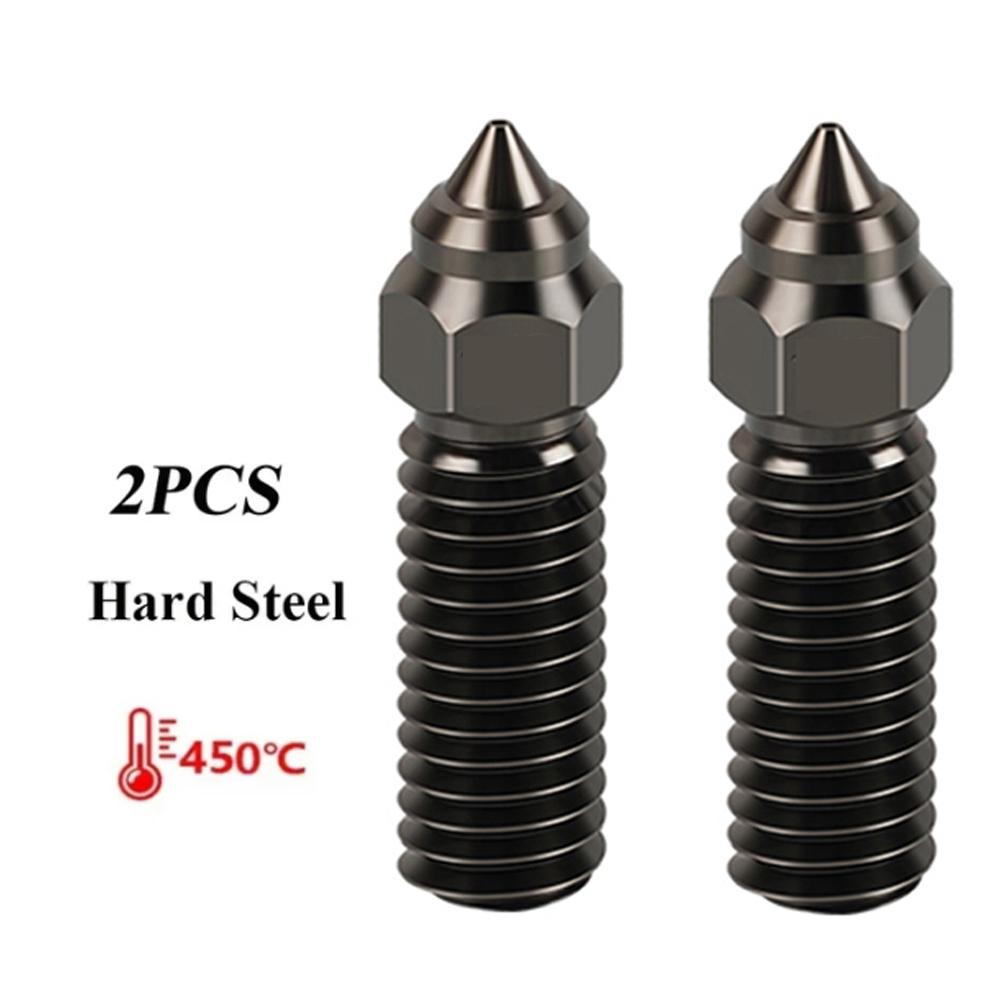 Nozzle For Creality K1 Max Ender 3 V3 KE CR-M4 Bimetal Plated Copper Hard Steel Brass For Vyper Kobra Sovol SV06 Plus/SV07