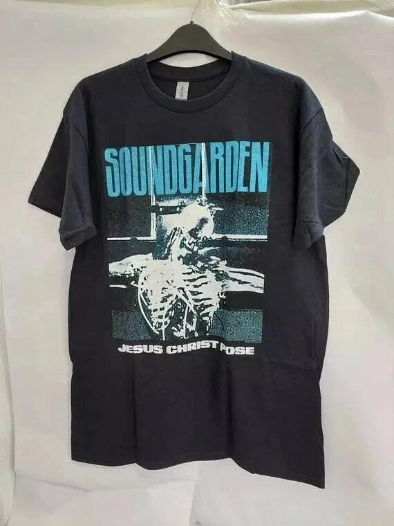 New model Soundgarden Jesus Christ Pose Band sShort Sleeve Unisex T shirt Graphic Short Sleeve Shirt Unise Summer