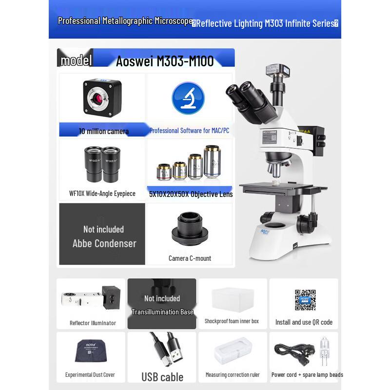 AOSVI Professional Metallographic Microscope