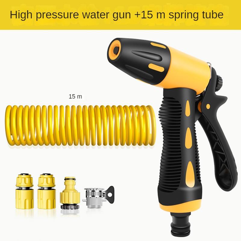10-20 Meter Telescopic Water Pipe with High-pressure Nozzle Car Washing Tool Set Extension Hose Water Hose for Pressure Cleaner