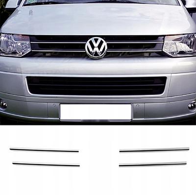 VW T5 Serie 2 09-15 — Заглушка бампера ХРОМИРОВАННАЯ РЕШЕТКА