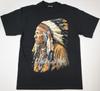 Футболка NATIVE PRIDE Вождь Воин Индеец Америки Мужская Черная Новая Унисекс Футболка