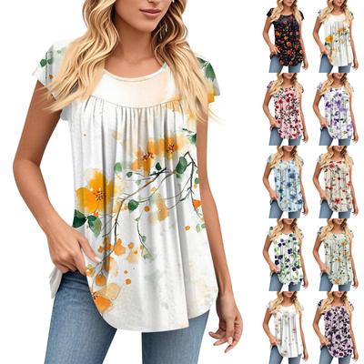 Женская футболка средней длины с круглым вырезом и коротким рукавом, свободная повседневная футболка с коротким рукавом, топ