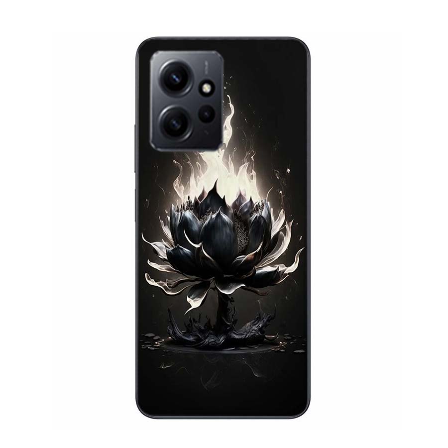Чехол для телефона «Буддийский Огненный Лотос» для Redmi Note 14 15 Pro 5G 13 12 Pro Plus 11 11T 11E 11S 10 Pro 10S 9 9S Чехол Cell Прозрачный ТПУ Ca