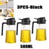 2 in 1Kitchen Oil Spray Bottle Spray Oil Polisher Condimenters Supplies for Camping Bbq Spice Shaker Diffuser Oil Kitchen Spray