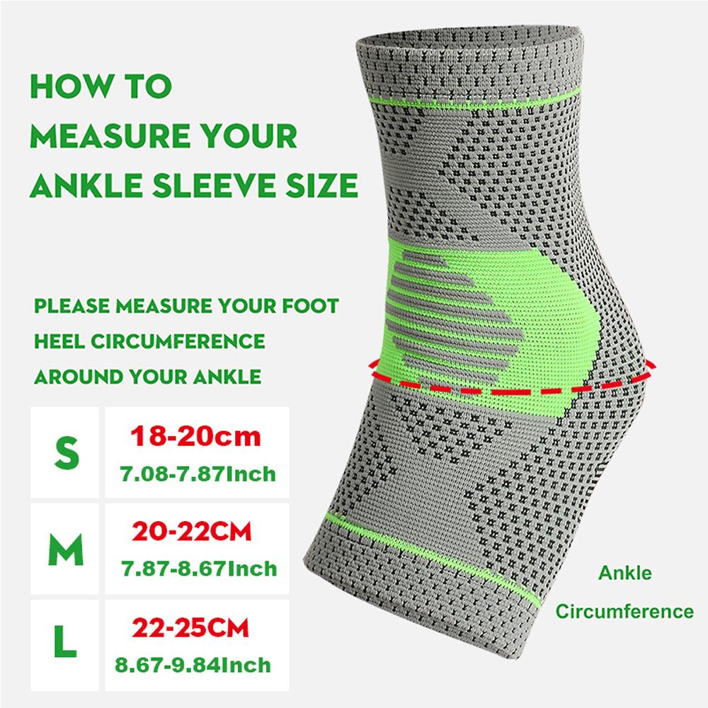 1Pcs Ankle Brace for Foot Support Ankle Compression Sleeve for Heel Ankle Pain Relief -Elastic Knitted Socks for Men Women