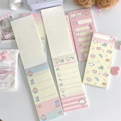 Корейские Ins Милые Животные Блокнот для Заметок Нелипкий Kawaii Girl Блокнот с Отрывными Листами Бумага Для Записок Альбом Для Альбома DIY Фоновый Материал Бумага