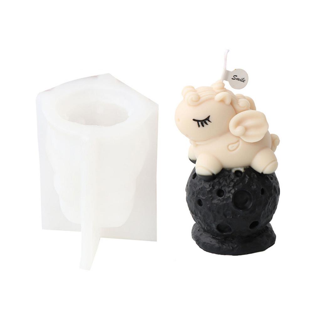Animal Candle Mold Resin Casting Silicone Mold for DIY Candle Soap Plaster Ornament Cake Fondant Decoration