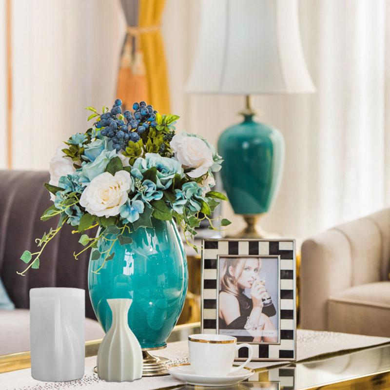 Гипсовая форма для подсвечника, капельная форма, украшение «сделай сам», силиконовая форма, гипсовый орнамент