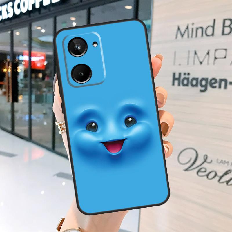 3D забавное лицо Милый чехол Для Realme 15 13 12 10 11 14 Pro Plus GT6 GT7 C15 C35 C53 C55 C61 C63 C65 C67 C71 C75