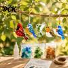 DIY Material Kit for Home Acrylic Animal Hanging Ornament Kit, Sea Glass Look Nature Inspired Window Hangings with Cord Windows Walls Craft